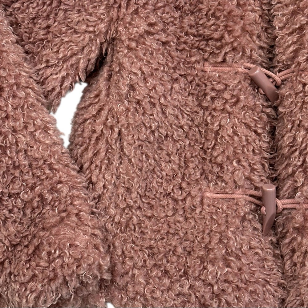 Lauren Conrad Pink Faux Fur Teddy Jacket - Size XS - Picture 2 of 9